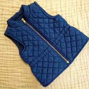 Old Navy blue vest. 18-24m
